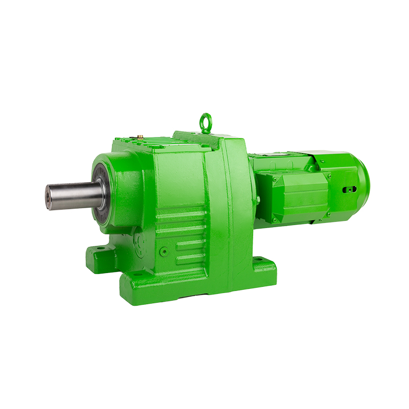 RX tek aşamalı ayağa monte helisel Gearmotor