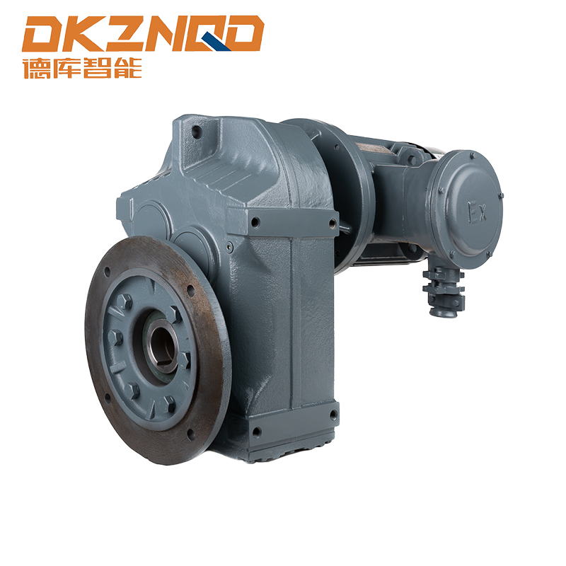 FF Serisi B5 flanşına monte paralel şaft sarmal dişli